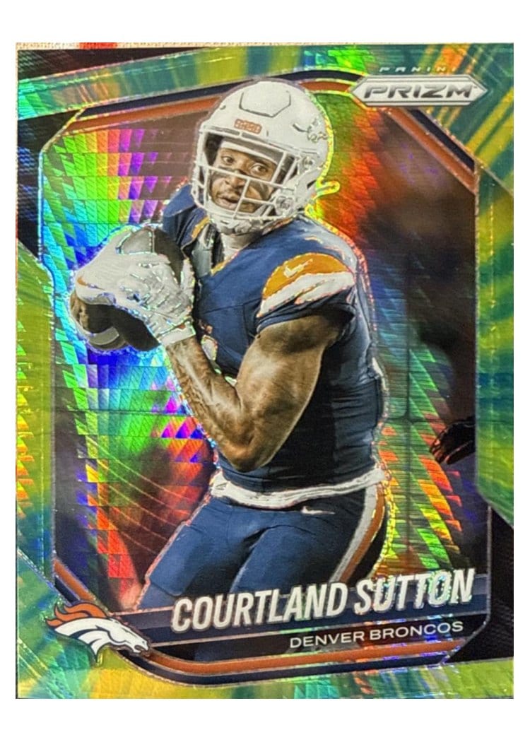 2025 Panini Prizm Base Set Courtland Sutton #163 card