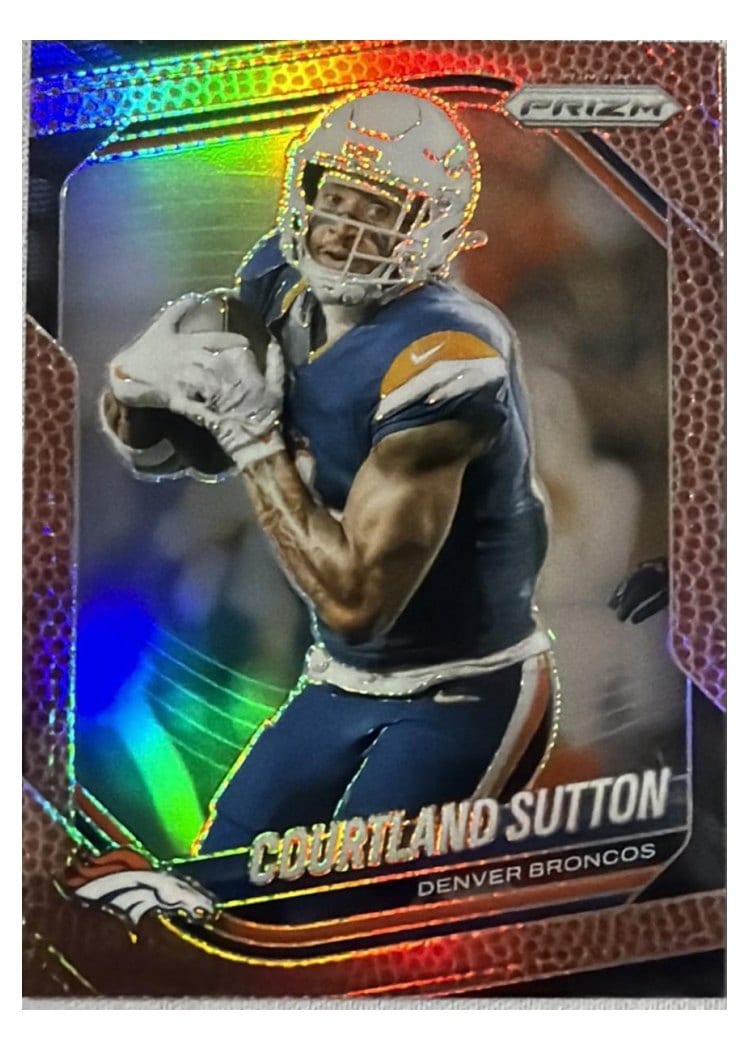 2025 Panini Prizm Base Set Courtland Sutton #163 card