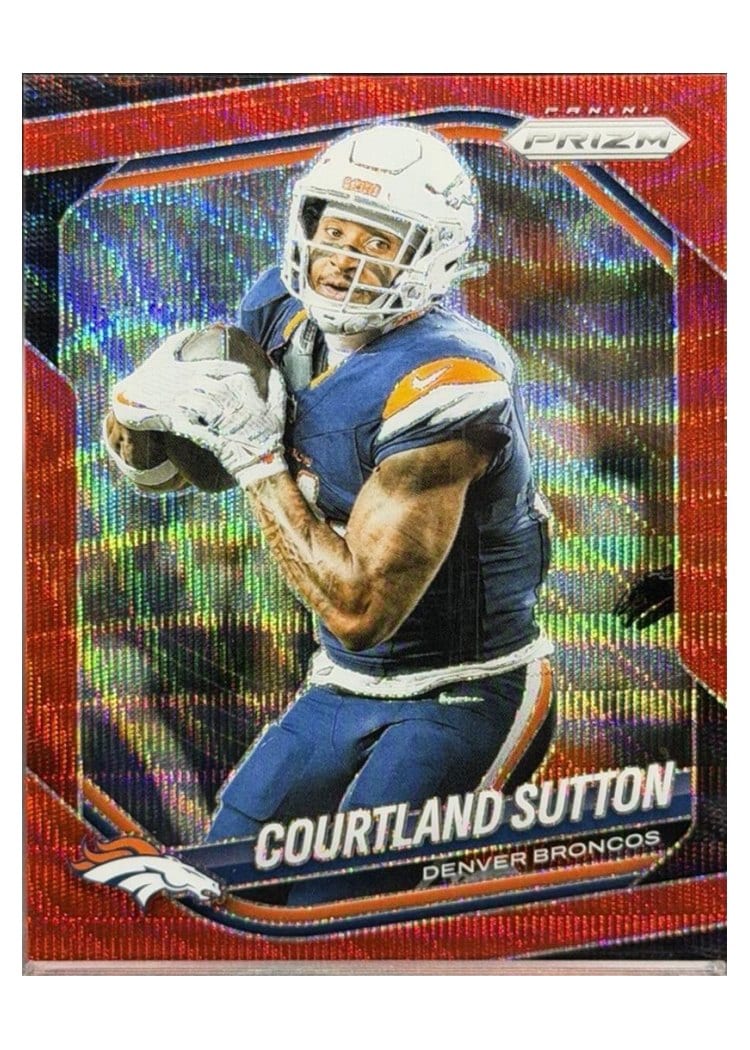 2025 Panini Prizm Base Set Courtland Sutton #163 card