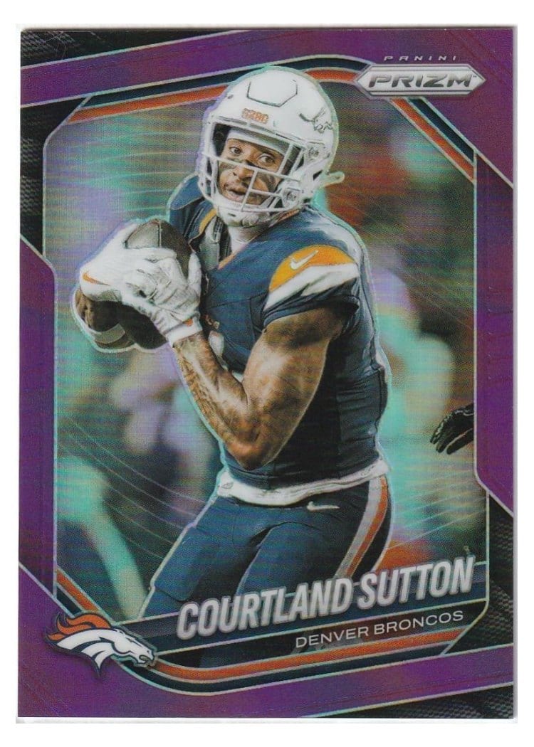 2025 Panini Prizm Base Set Courtland Sutton #163 card