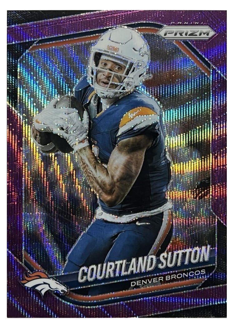2025 Panini Prizm Base Set Courtland Sutton #163 card