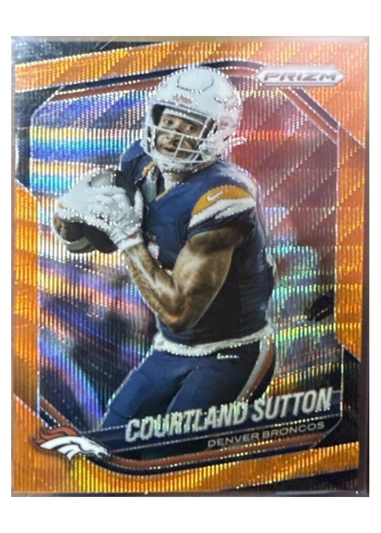 2025 Panini Prizm Base Set Courtland Sutton #163 card
