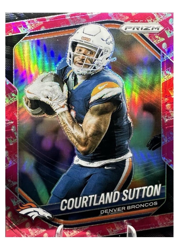 2025 Panini Prizm Base Set Courtland Sutton #163 card