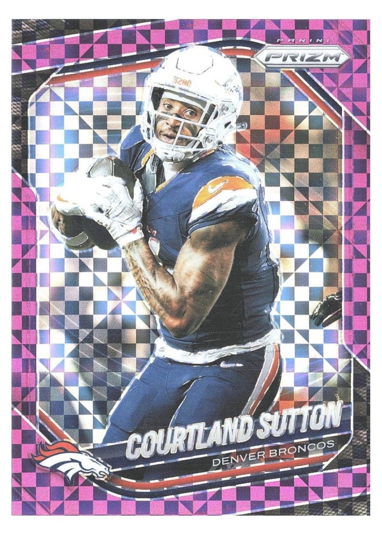 2025 Panini Prizm Base Set Courtland Sutton #163 card