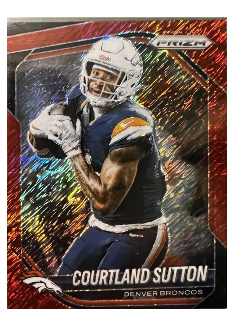 2025 Panini Prizm Base Set Courtland Sutton #163 card