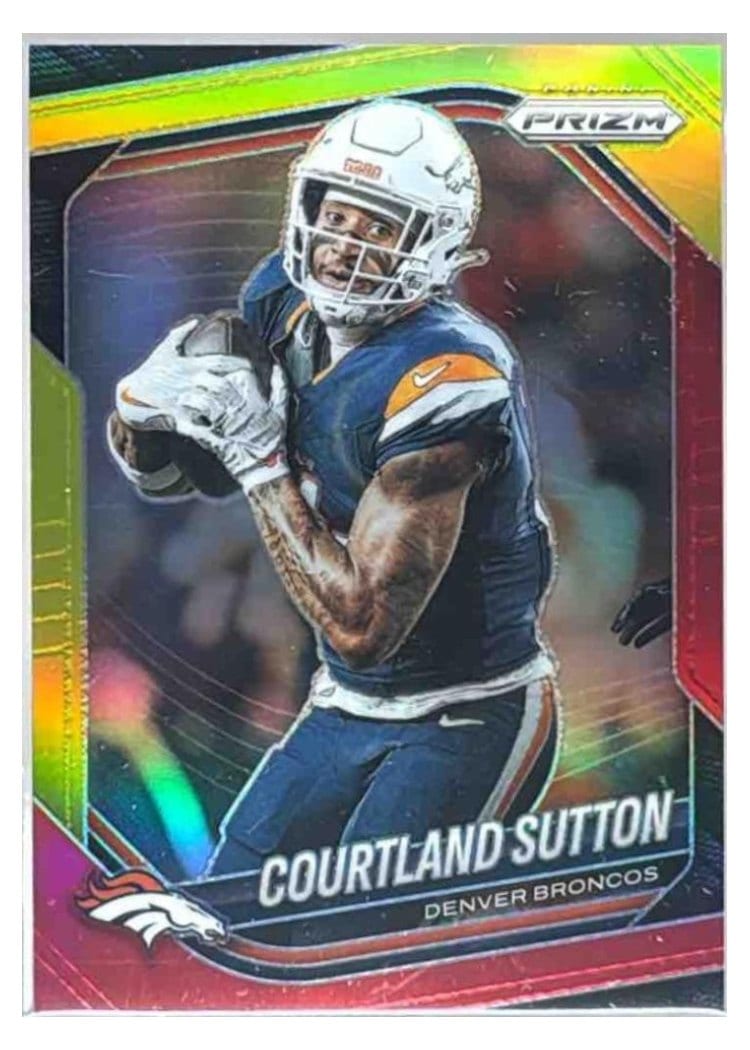 2025 Panini Prizm Base Set Courtland Sutton #163 card