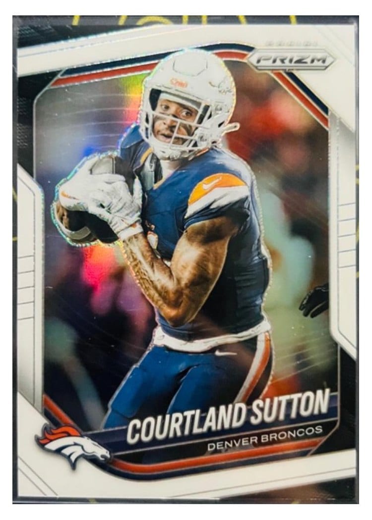 2025 Panini Prizm Base Set Courtland Sutton #163 card