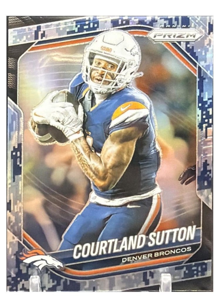 2025 Panini Prizm Base Set Courtland Sutton #163 card