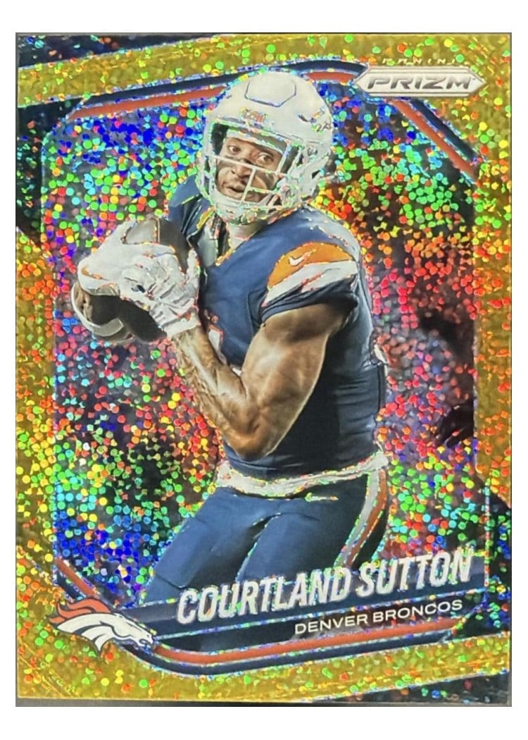 2025 Panini Prizm Base Set Courtland Sutton #163 card
