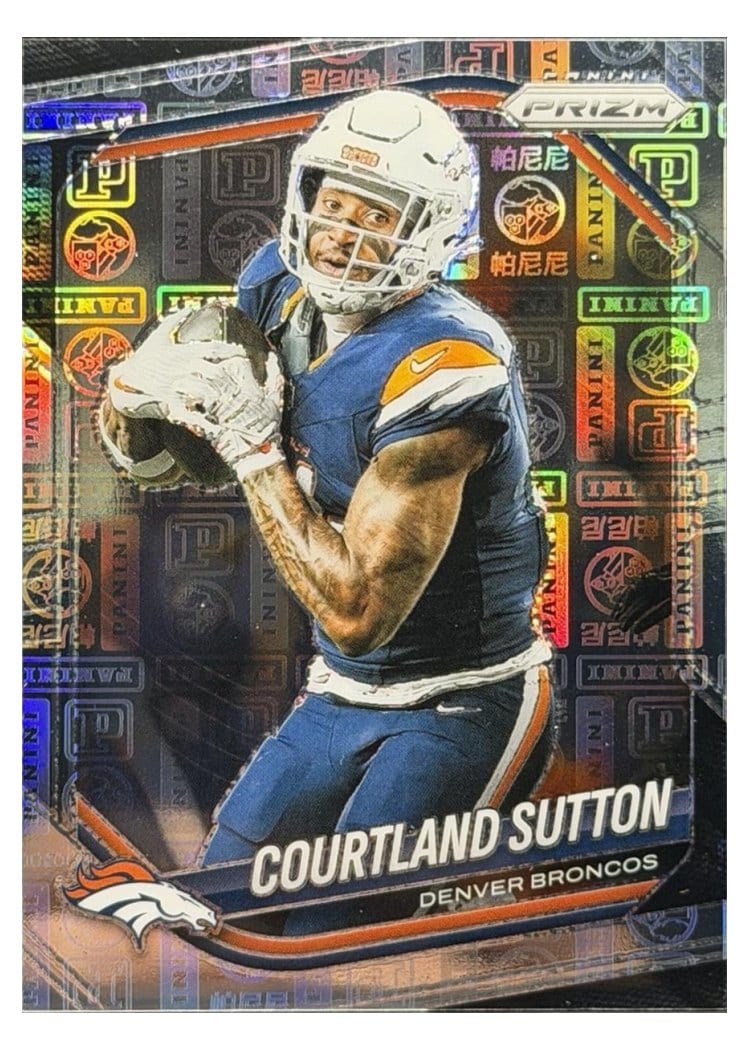 2025 Panini Prizm Base Set Courtland Sutton #163 card