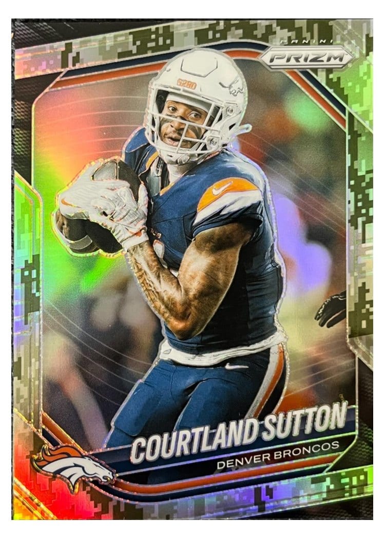 2025 Panini Prizm Base Set Courtland Sutton #163 card
