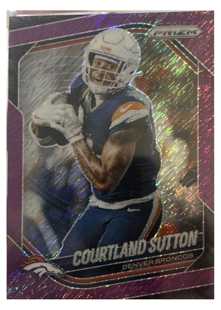 2025 Panini Prizm Base Set Courtland Sutton #163 card