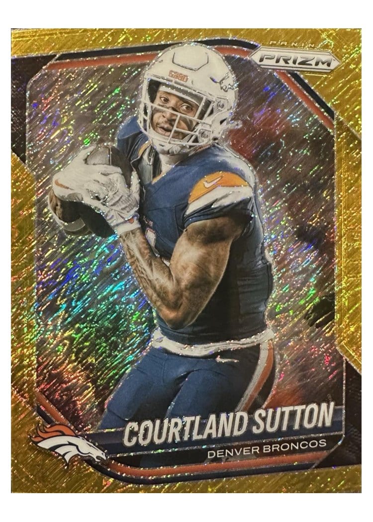 2025 Panini Prizm Base Set Courtland Sutton #163 card