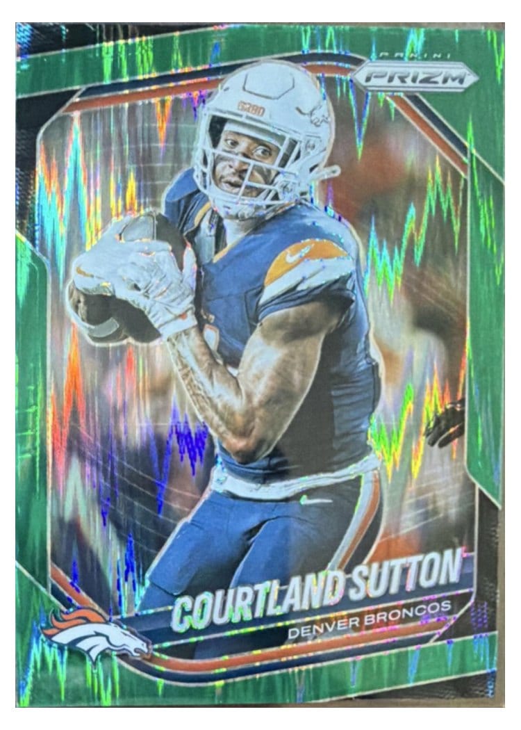 2025 Panini Prizm Base Set Courtland Sutton #163 card