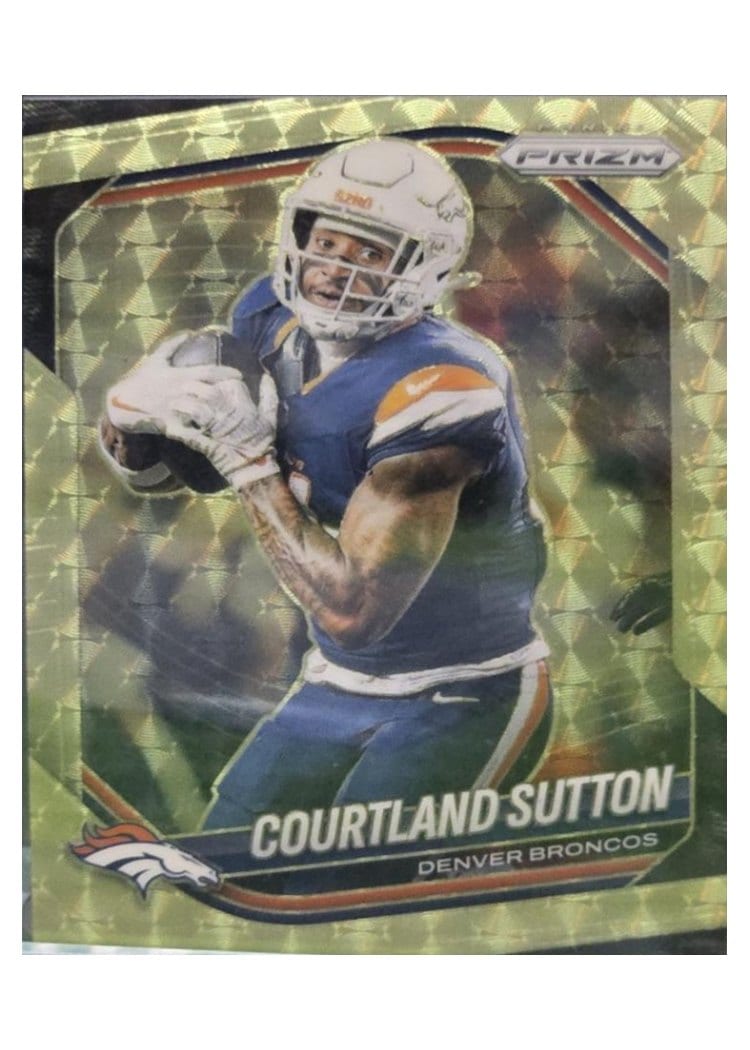2025 Panini Prizm Base Set Courtland Sutton #163 card