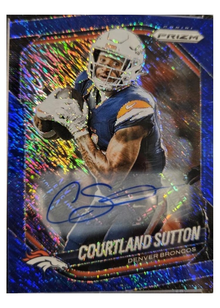 2025 Panini Prizm Base Set Courtland Sutton #163 card