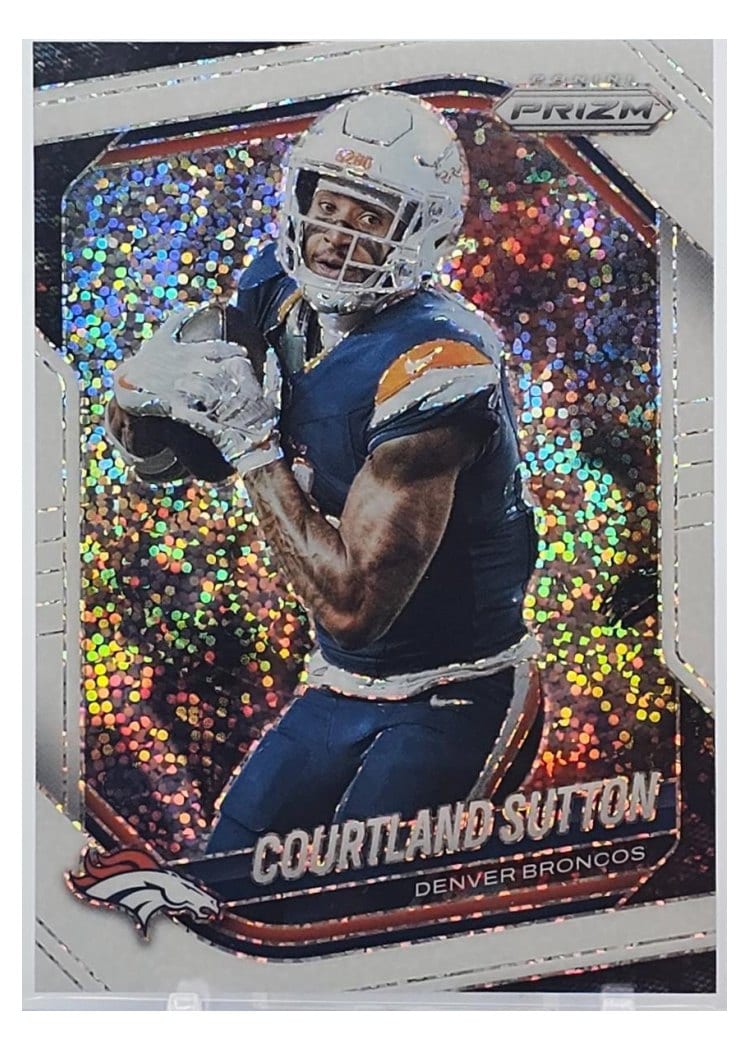 2025 Panini Prizm Base Set Courtland Sutton #163 card