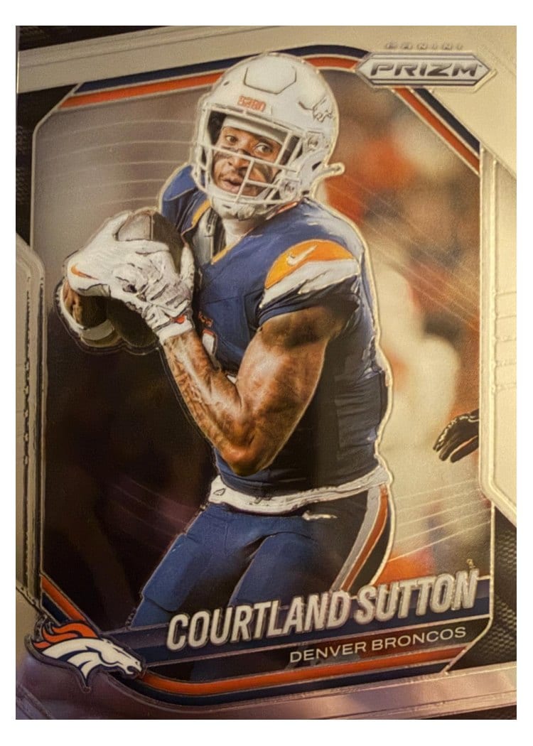 2025 Panini Prizm Base Set Courtland Sutton #163 card