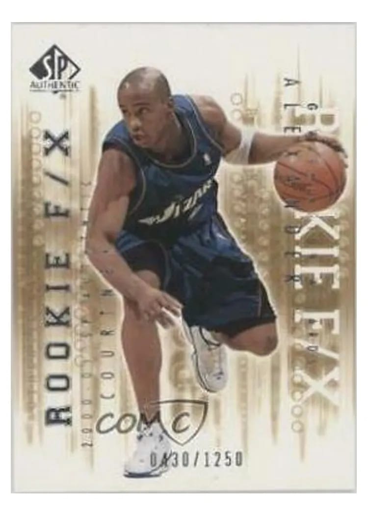 2000 SP Authentic Courtney Alexander #103 card