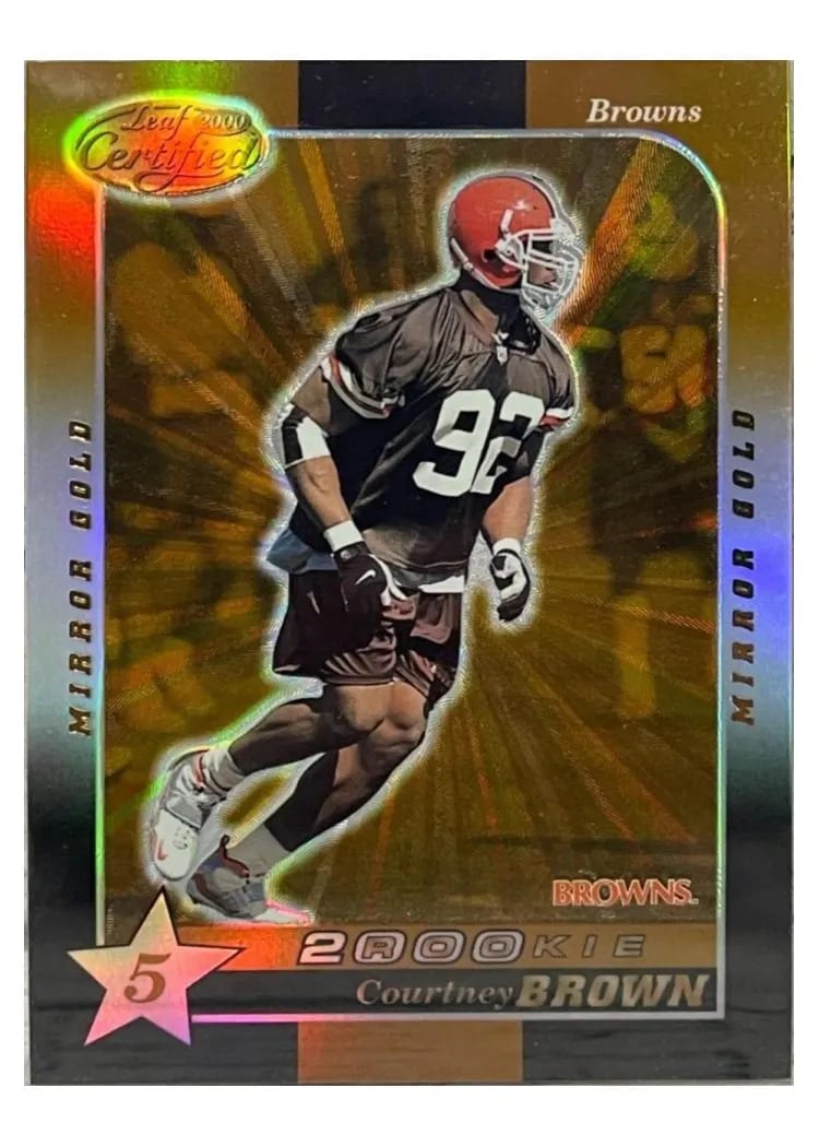 2000 Leaf Certified Courtney Brown #228 card