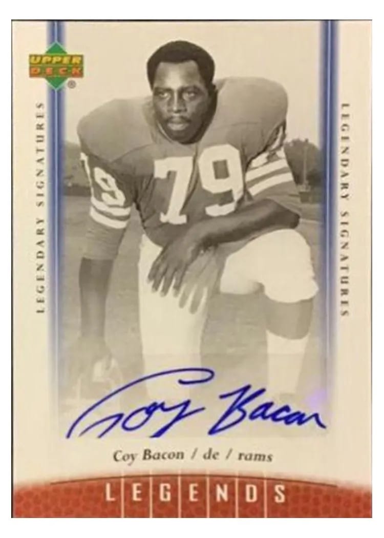 2006 Upper Deck Legends Coy Bacon #55 card