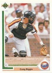 1991 Upper Deck Base Set Craig Biggio #158 card