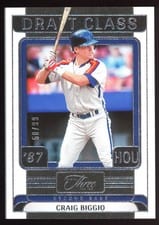 2024 Panini Three and Two Draft Class Craig Biggio #40 card