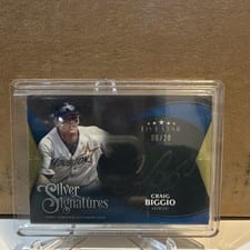 2024 Topps Five Star Silver Signatures Autographs Craig Biggio #SS-CBI card