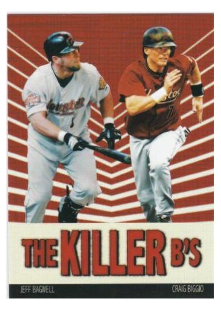 2021 Topps Archives Movie Poster Cards Craig Biggio / Jeff Bagwell #MPC-8 card