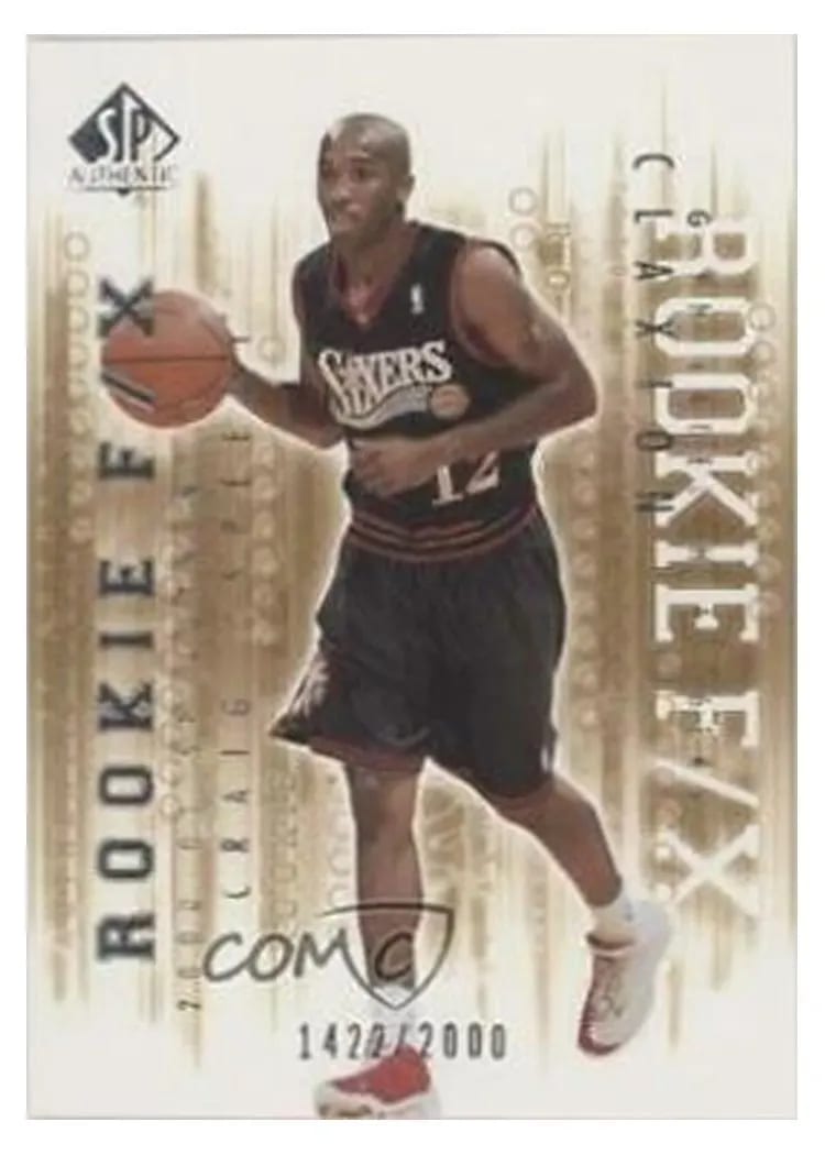 2000 SP Authentic Craig Claxton #110 card