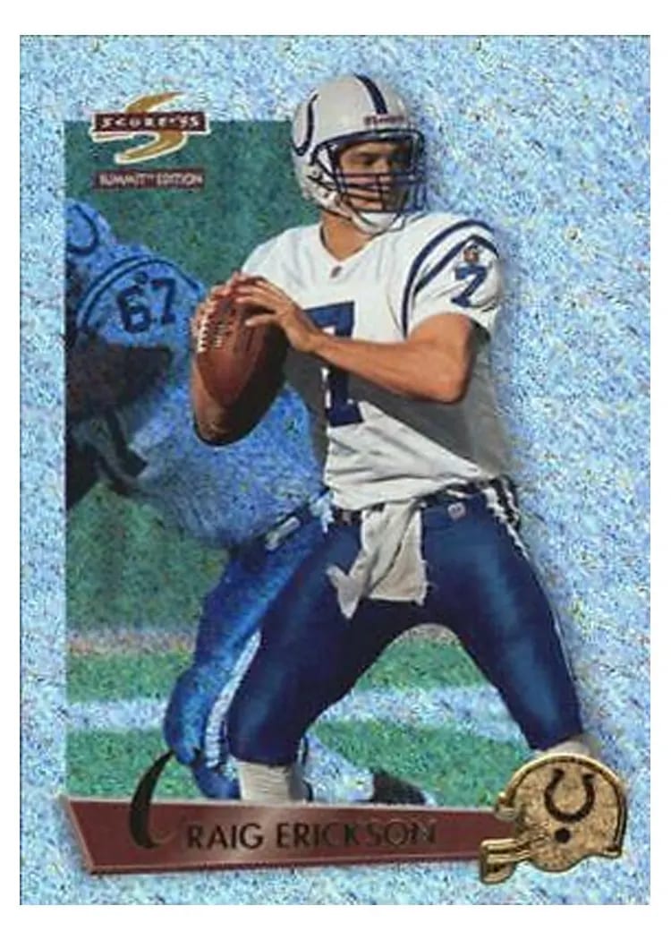 1995 Summit Craig Erickson Ground Zero #62 card