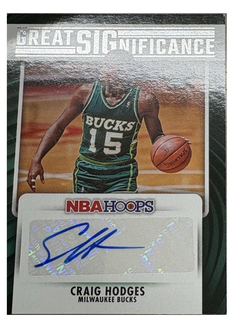 2023-24 Hoops Great SIGnificance Craig Hodges #GS-HOD card