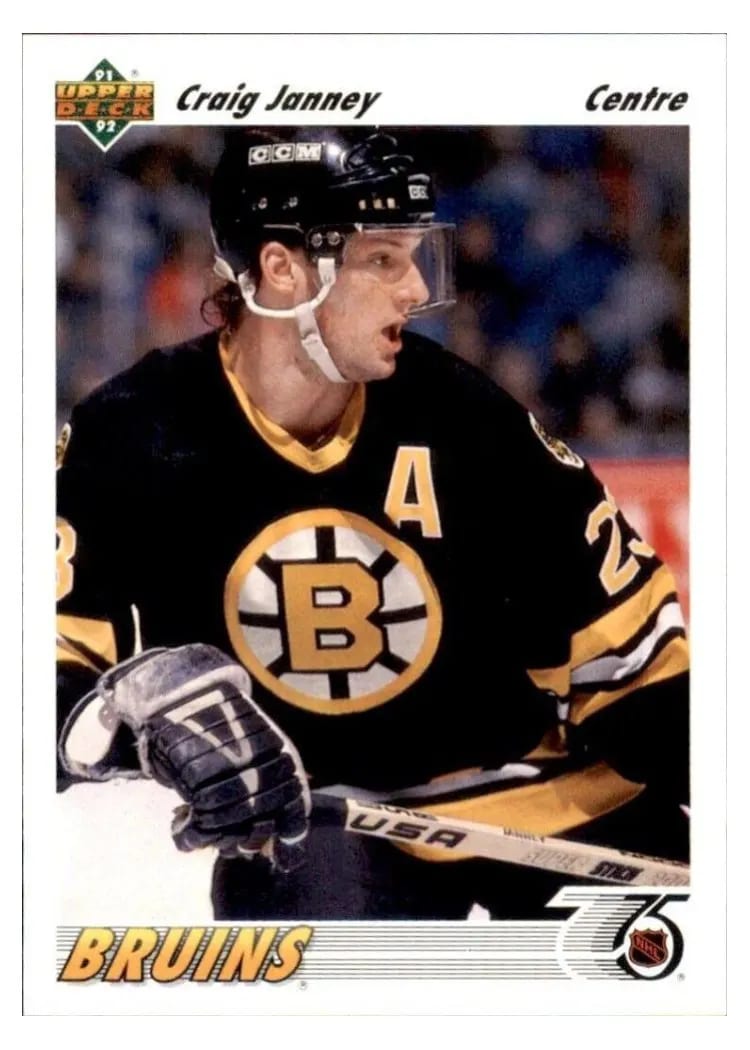 1991 Upper Deck Craig Janney #128 card