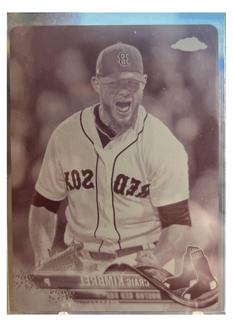 2018 Topps Chrome Base Set Craig Kimbrel #53 card