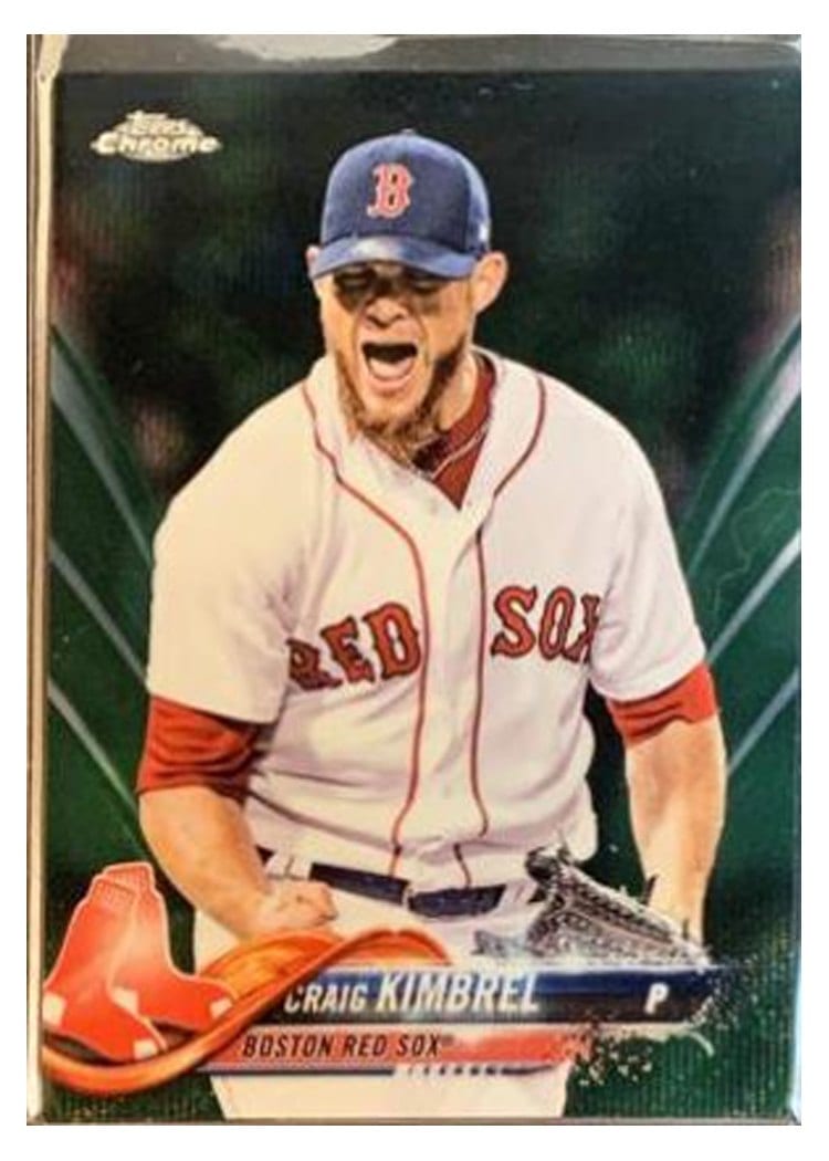 2018 Topps Chrome Base Set Craig Kimbrel #53 card