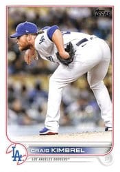 2022 Topps Update Base Set Craig Kimbrel #US102 card