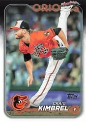 2024 Topps Base Set Craig Kimbrel #590 card