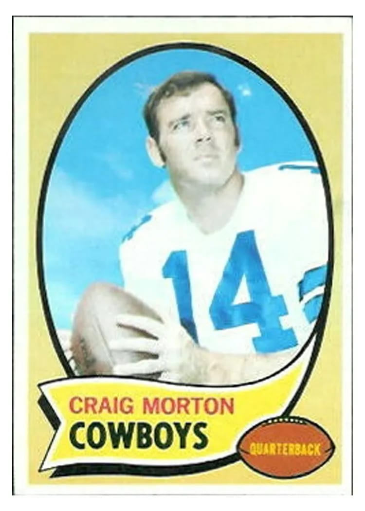 1970 Topps Craig Morton #139 card