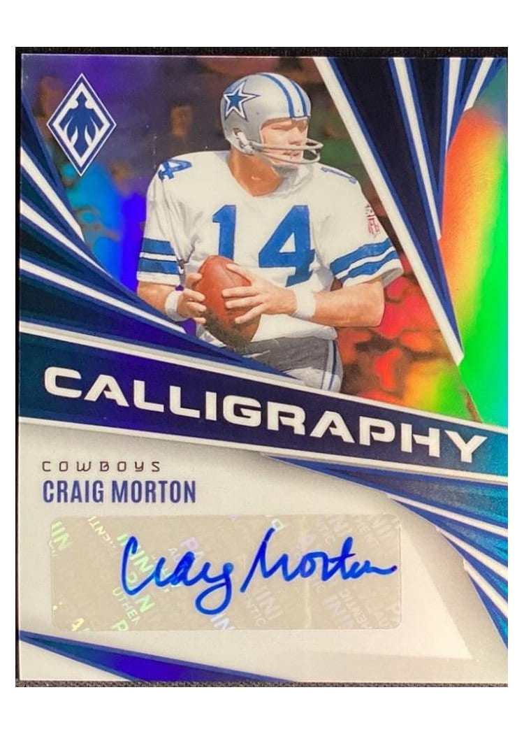 2024 Panini Phoenix Calligraphy Craig Morton #C-CMN card