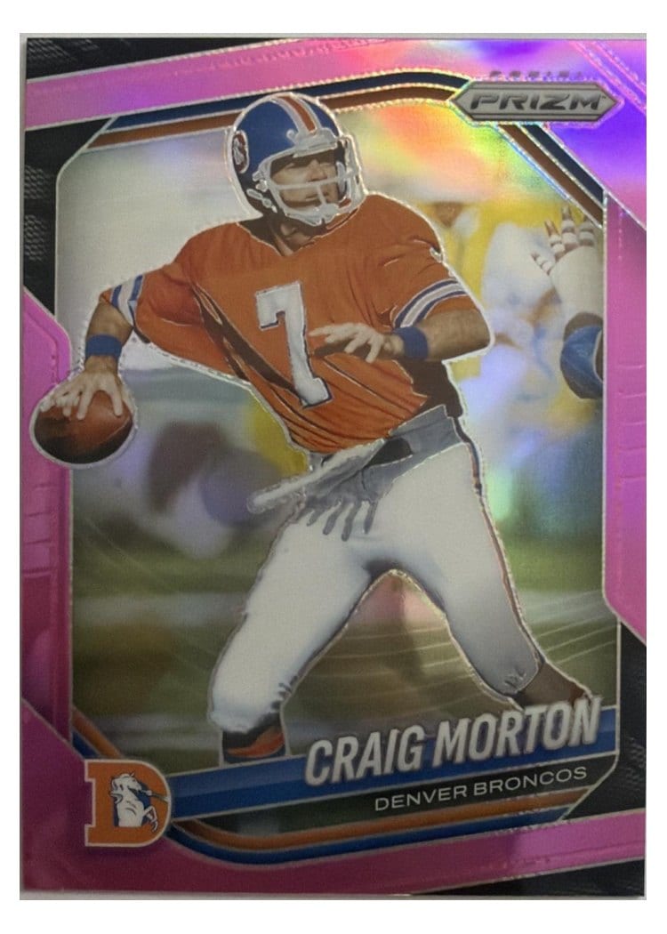 2025 Panini Prizm Base Set Craig Morton Pink #15 card