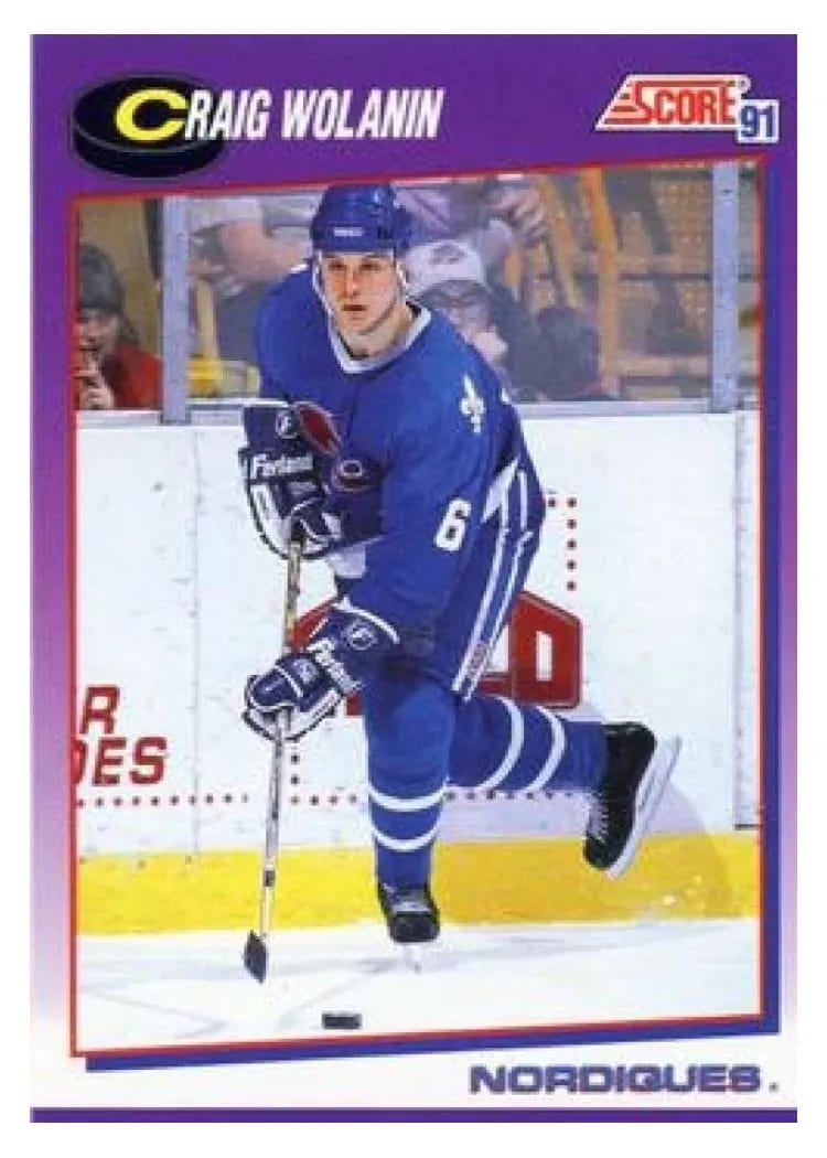 1991 Score American Craig Wolanin #74 card