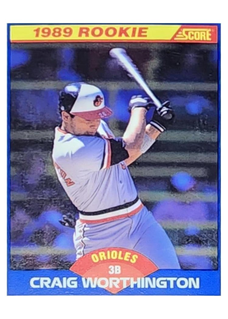 1989 Score Craig Worthington #636 card