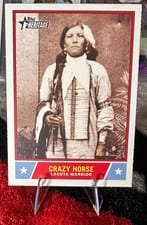 2025 Topps Heritage Notable Americans Crazy Horse #NS-77 card