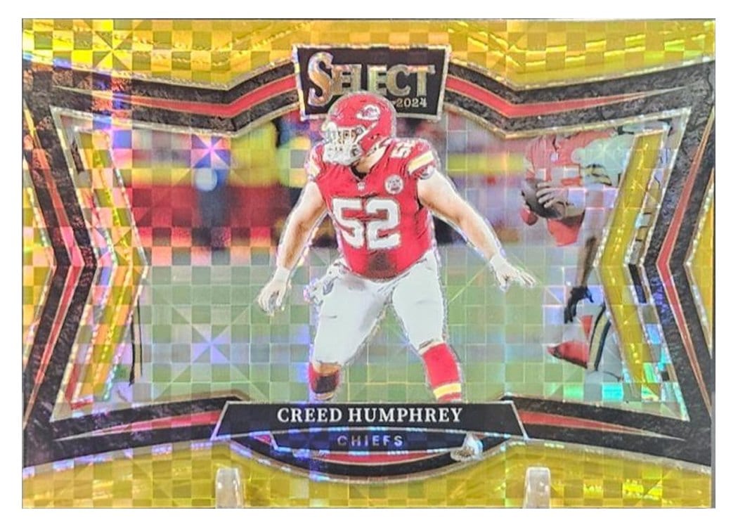 2024 Panini Select Base Set Creed Humphrey Gold Prizm #422