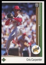 1989 Upper Deck Cris Carpenter #8 card