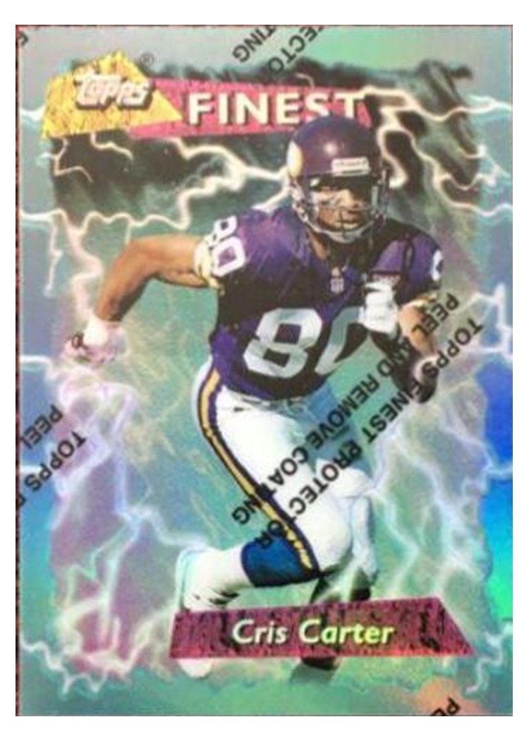 1995 Topps Finest Boosters Cris Carter #176 card