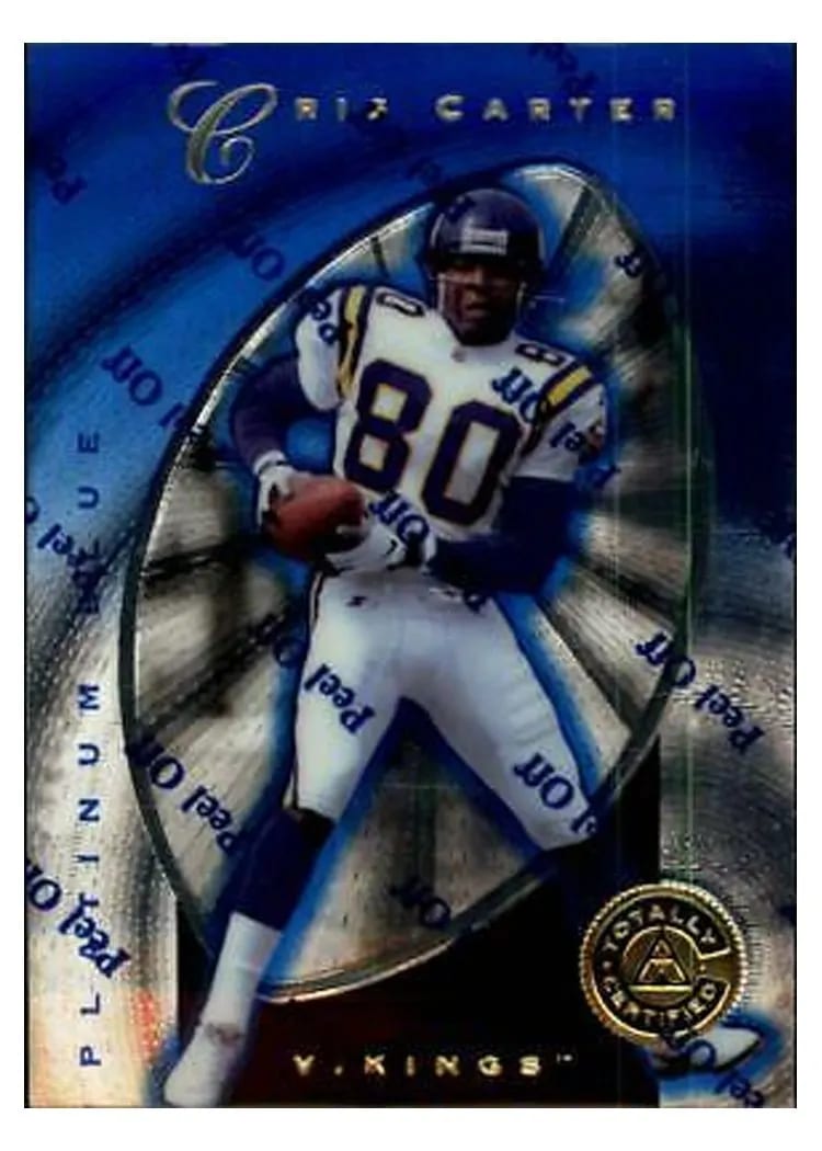 1997 Pinnacle Totally Certified Cris Carter #65 card
