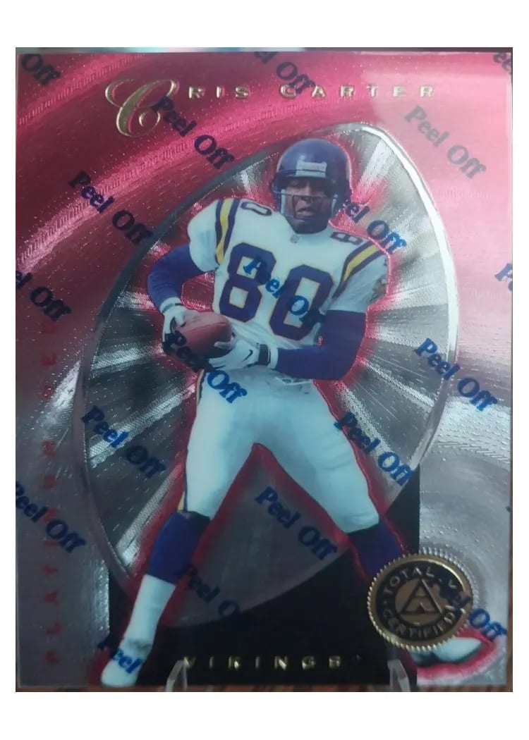 1997 Pinnacle Totally Certified Cris Carter #65 card