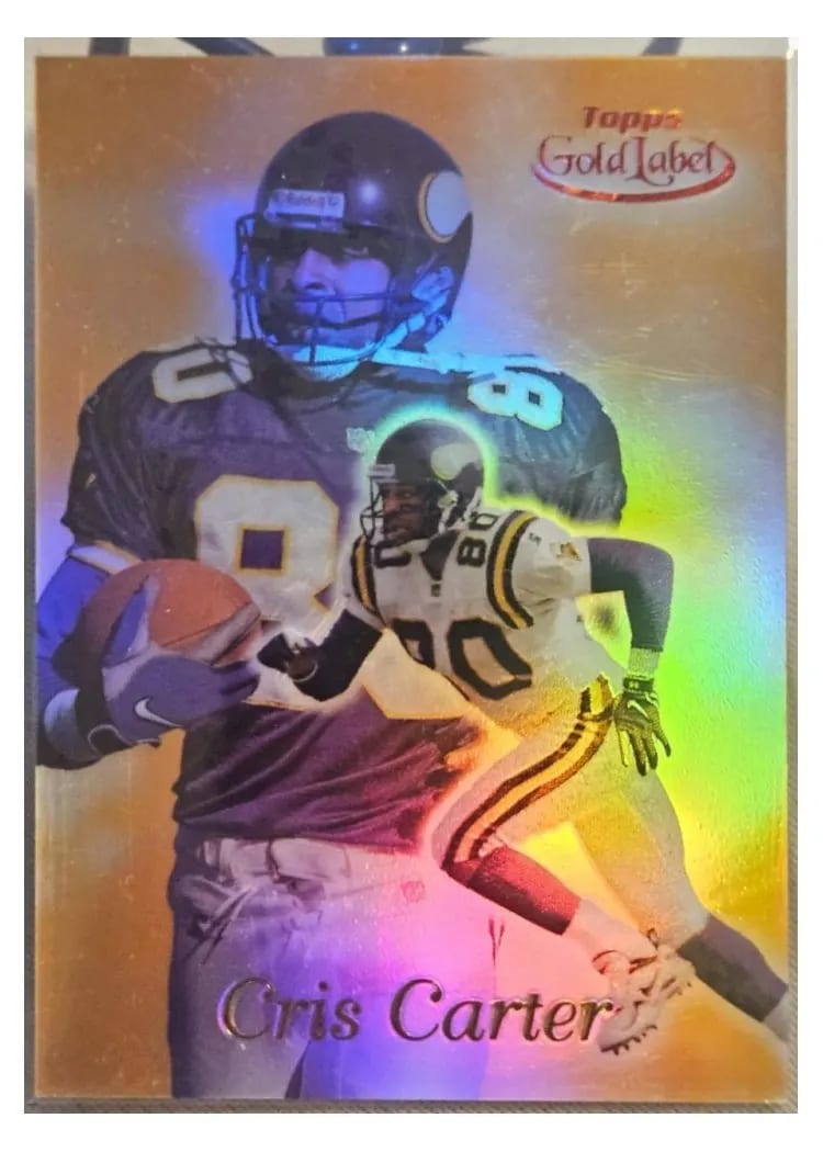 1999 Topps Gold Label Cris Carter #85 card