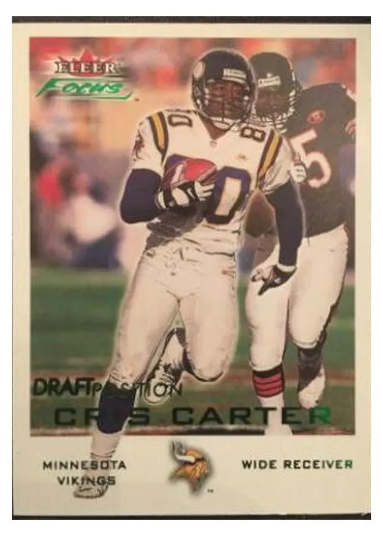 2000 Fleer Focus Cris Carter #12 card